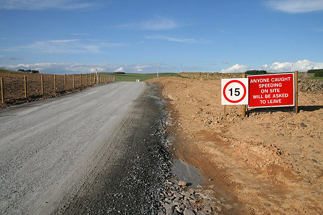 Image of construction road stabilization