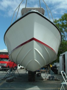 Image of a boat hull
